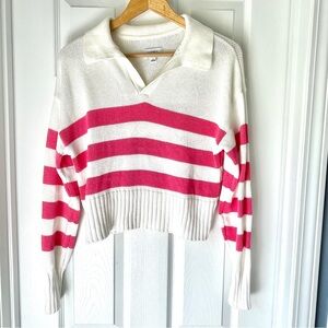 Pistola Arlo Polo Sweater in Flamingo